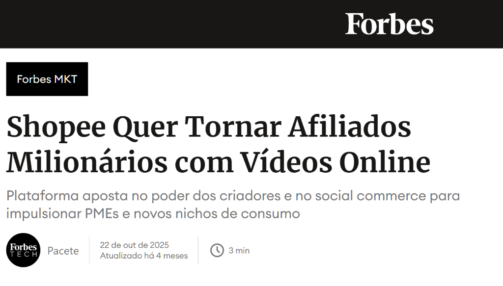 Aprender com Criadores Shopee